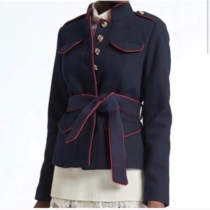 Banana Republic Military Style Navy Jacket